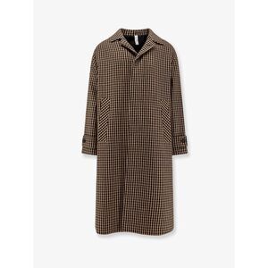 Hevo Men Baia Del Monaco Madras Wool Blend Coat